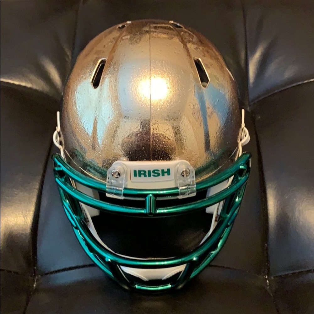 Notre Dame 2013 Shamrock series mini helmet